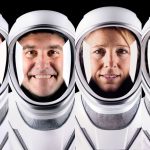 NASA’s SpaceX Crew-12 crew, from left to right, is NASA astronauts Jessica Meir and Jack Hathaway, ESA (European Space Agency) astronaut Sophie Adenot, and Roscosmos cosmonaut Andrey Fedyaev. Credit: SpaceX