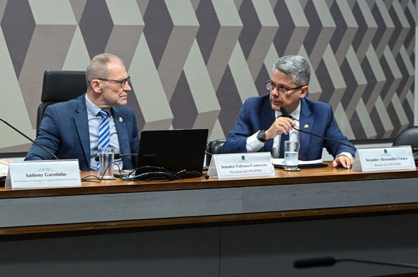 O senador Fabiano Contarato é presidente e o senador Alessandro Vieira, relator da CPI Carlos Moura/Agência Senado