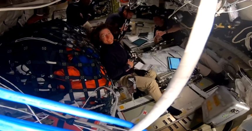 On Monday, April 6, 2026, six days into the Artemis II mission, NASA astronauts Reid Wiseman, Victor Glover, and Christina Koch, and CSA (Canadian Space Agency) astronaut Jeremy Hansen surpassed the record for human spaceflight’s farthest distance from Earth, which was previously set by the Apollo 13 mission in 1970. Credit: NASA