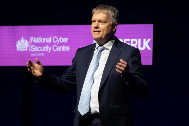 NCSC CEO Richard Horne delivers keynote speech to the annual government conference on cyber security - Photo: NCSC