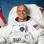 NASA astronaut and International Space Station Expedition 74/75 flight engineer Anil Menon poses for a portrait at NASA’s Johnson Space Center in Houston. NASA/James Blair