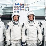 Crew-14 Preflight Training at SpaceX. Arutyun Kiviryan (RSA), Chris Birch (NASA), Kayla Barron (NASA) and Makoto Suwa (JAXA). SpaceX