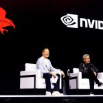 The NVIDIA founder and CEO joined CrowdStrike CEO and founder George Kurtz to announce CrowdStrike SafeMind, its agentic cybersecurity system developed by the CrowdStrike Cyber Superintelligence Lab. - Photo: NVIDIA